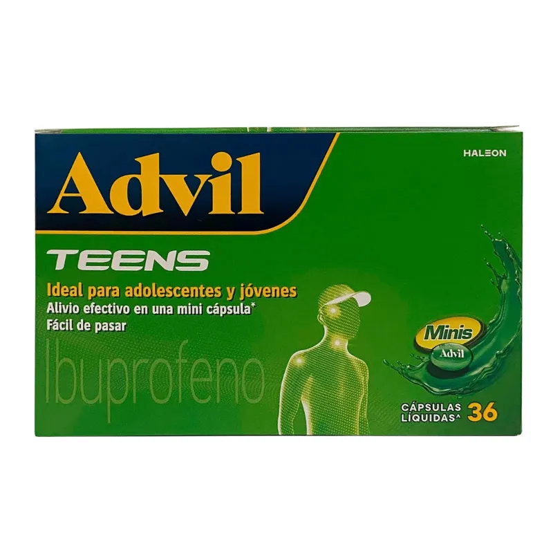 ADVIL TEENS 36 CAPSULAS