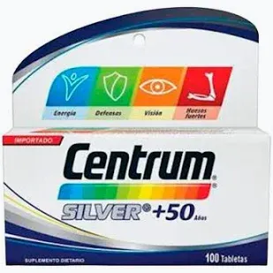 CENTRUM SILVER 50 ANOS 100 TABLETAS