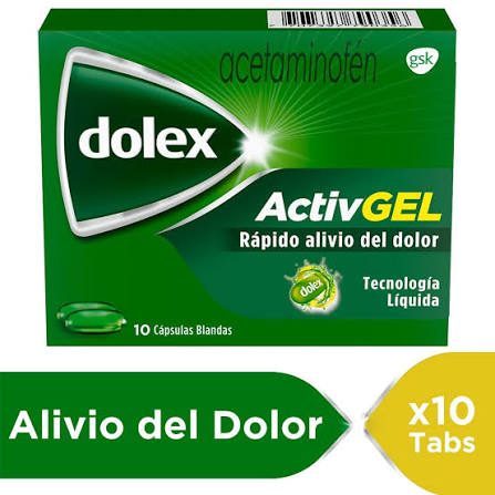 DOLEX ACTIVEGEL 10 CAPSULAS LIQUIDAS